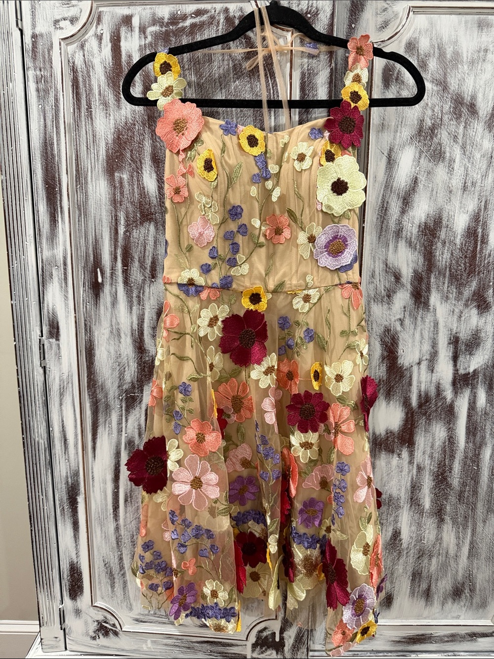 Elegant Floral Ladies Dress